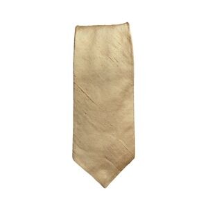 Vintage Damon Tie Necktie Yellow Gold All Silk